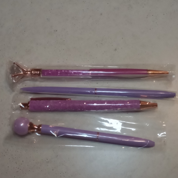 Glam Ink Pens | Pink and Prime Products | Black Ink | 4 in a Pack | NEW ITEM - Picture 5 of 10